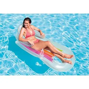Intex King Kool Inflatable Lounger for Summer Fun