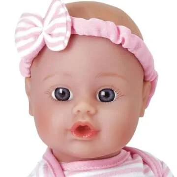 Adora Amazon Exclusive Soft & Cuddly Sweet Baby Girl, 11” Adorable Baby Doll with Bright Blue Eyes...