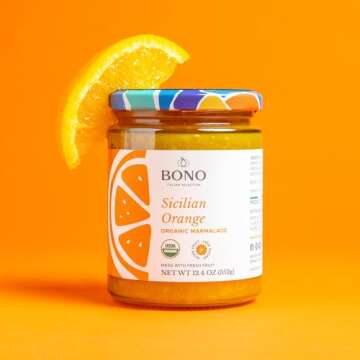 Bono Sicilian Organic Marmalade | Fresh Fruit & Gluten Free