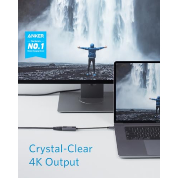 Anker USB C to HDMI Adapter - 4K @60Hz, Aluminum