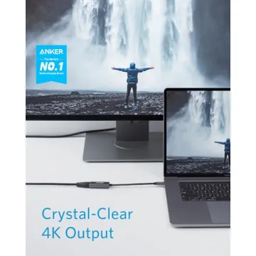 Anker USB C to HDMI Adapter - 4K @60Hz, Aluminum