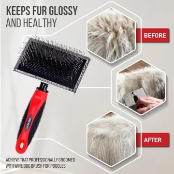 Bixy Pixy Slicker Brush for Dogs – Gentle & Effective Grooming Tool