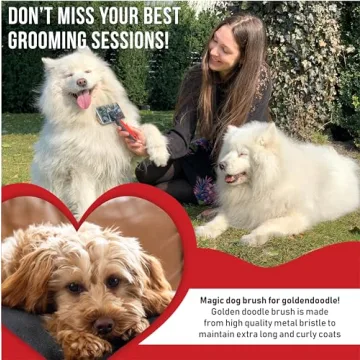 Bixy Pixy Slicker Brush for Dogs – Gentle & Effective Grooming Tool