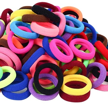 120 Pcs Baby Hair Ties for Girls - Seamless and Soft