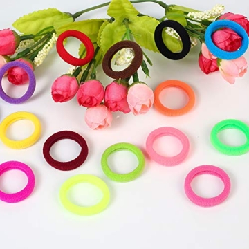 120 Pcs Baby Hair Ties for Girls - Seamless and Soft