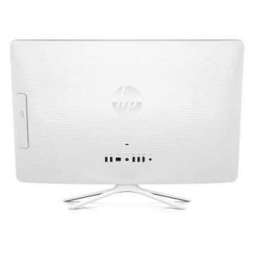 HP 2018 Newest All-in-One 21.5" Full HD IPS Touchscreen Desktop PC, Intel Pentium J3710 Quad-Core Processor 4GB RAM 1TB HDD HDMI DVD WiFi Webcam Keyboard + Mouse Windows 10 - Snow White