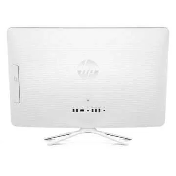 HP 2018 Newest All-in-One 21.5" Full HD IPS Touchscreen Desktop PC, Intel Pentium J3710 Quad-Core Processor 4GB RAM 1TB HDD HDMI DVD WiFi Webcam Keyboard + Mouse Windows 10 - Snow White