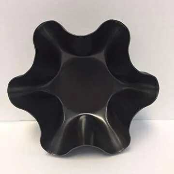 Chefcaptain Tortilla Pan Set Non Stick Steel Taco Salad Bowl Makers Tortilla Shell Maker Extra Thick Steel Set of 4