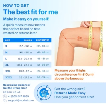 Modvel Compression Knee Brace - Support for Pain Relief