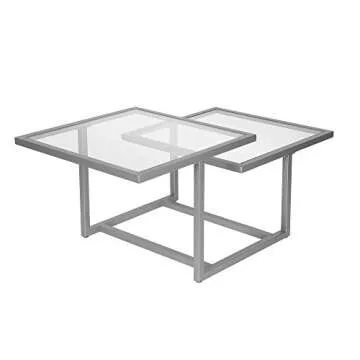 Elegant Henn&Hart Square Coffee Table for Modern Living