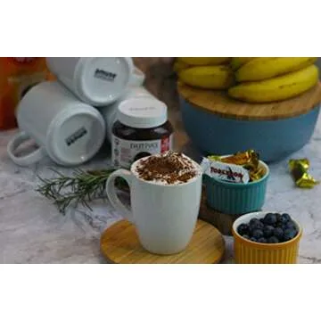 Amuse- Professional Barista Cozy Collection Mug for Coffee, Tea or Chocolate- Set of 6 (Medium - 12 oz.)