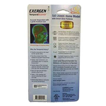 Reliable Exergen Temporal Artery Thermometer for Accurate Temperatures