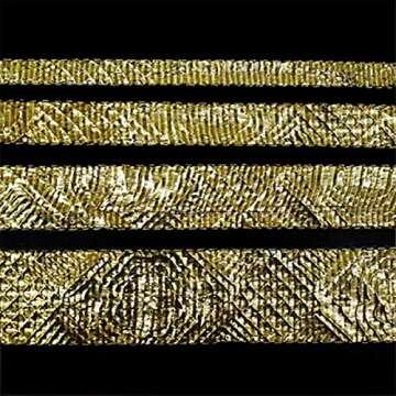 Gota Patti Trim Lace Ribbon for Traditional Clothing 5 Meter