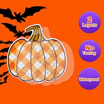 Zonon 90 Pcs Classic Pumpkin Thanksgiving Cutouts Classroom Bulletin Board Decoration for Office Classroom Party Bulletin Board Wall Chalkboard Home Decor