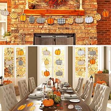 Zonon 90 Pcs Classic Pumpkin Thanksgiving Cutouts Classroom Bulletin Board Decoration for Office Classroom Party Bulletin Board Wall Chalkboard Home Decor