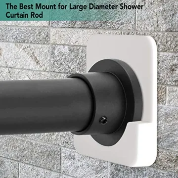 CANRAY Adhesive Shower Curtain Holder | Easy Installation