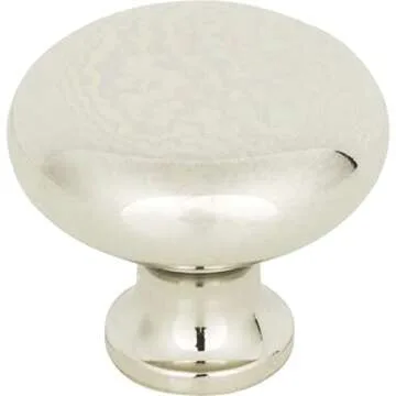 Atlas Homewares A819-PN Round Knob in Polished Nickel