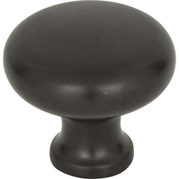 Atlas Homewares A819-PN Round Knob in Polished Nickel