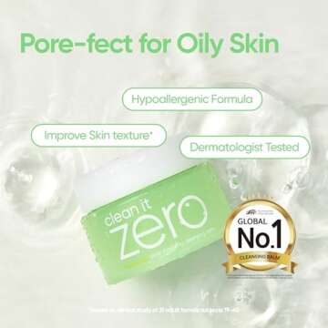 BANILA CO Clean it Zero Pore Clarifying Cleansing Balm | Korean Makeup Remover, Cleansing Oil, Facia...