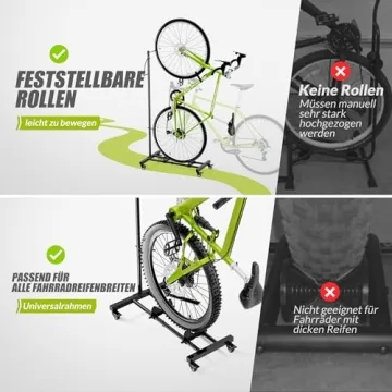Sttoraboks Adjustable Bike Stand for Compact Living