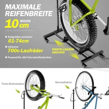 Sttoraboks Adjustable Bike Stand for Compact Living