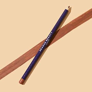 DRAGUN BEAUTY Lip Job Liner, Medium Brown, 2.0 cc Contour Lip Pencil, Smooth, Blendable, Moisturizin...