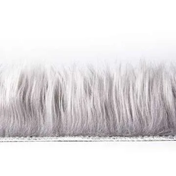 Ultra Soft Ashler Faux Fur Rug for Cozy Living Spaces