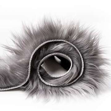 Ultra Soft Ashler Faux Fur Rug for Cozy Living Spaces