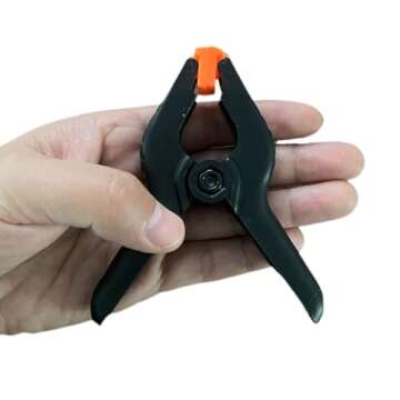 10 Packs of 3.5 inch Professional Plastic Small Spring Clamps Heavy Duty for Crafts and Backdrop Cli...