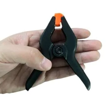 10 Packs of 3.5 inch Professional Plastic Small Spring Clamps Heavy Duty for Crafts and Backdrop Cli...