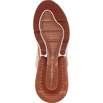 Nike Womens W Air Max 270 Light Cream/Metallic Gold Ah6789 203 Size - 9.5W