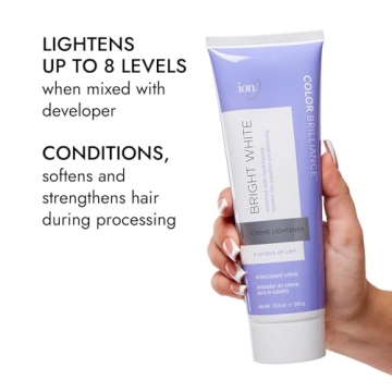 Ion Bright White Creme Lightener for Sensitive Scalps 10.6 oz