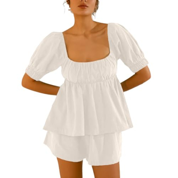 UATKIMI Womens 2 Piece Casual Loose Outfit Set