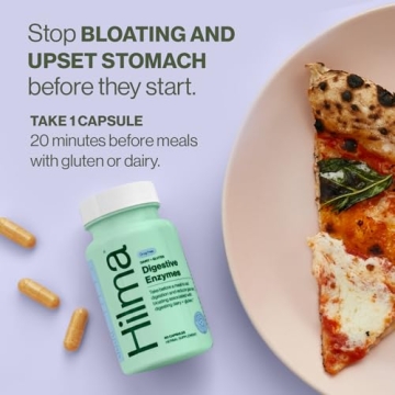 Hilma Digestive Enzymes Natural Bloating Relief Tablets