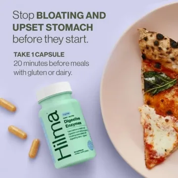 Hilma Digestive Enzymes Natural Bloating Relief Tablets