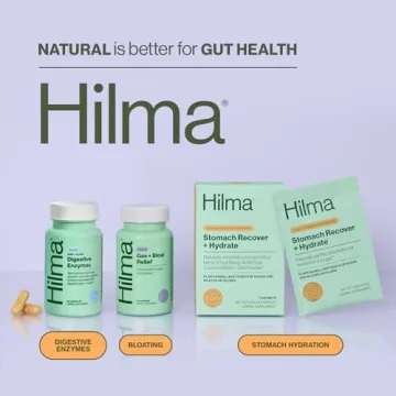 Hilma Digestive Enzymes Natural Bloating Relief Tablets
