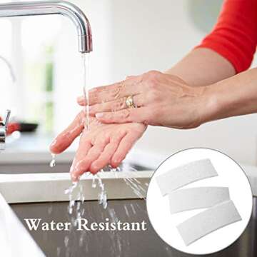 Leinuosen Freezer Labels 1 x 3 Inch Removable Food Labels Stickers Storage Tapes Refrigerator Freezer Paper Food Tapes to Write for Containers(300 Pieces)