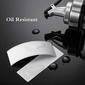 Leinuosen Freezer Labels 1 x 3 Inch Removable Food Labels Stickers Storage Tapes Refrigerator Freezer Paper Food Tapes to Write for Containers(300 Pieces)