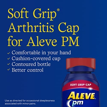 Aleve PM Sleep Aid Pain Reliever 120 Caplets Nighttime Relief