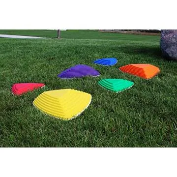 Get Out! Kids Stepping Stones 6-Pack - Balance and Eye Coordination Toy Training Tool for Children & Physical Therapy