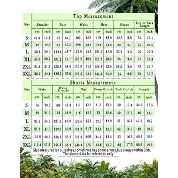 COOFANDY Men's Hawaiian Shirt Beach Vacation Button Up Flower Printed Shirt Summer Two Piece Outfits Fashion Set for Men