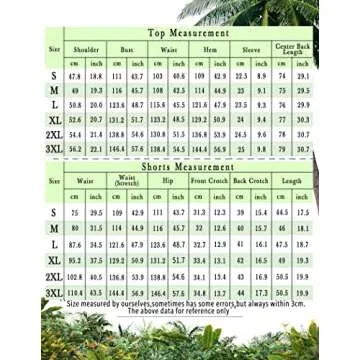 COOFANDY Men's Hawaiian Shirt Beach Vacation Button Up Flower Printed Shirt Summer Two Piece Outfits Fashion Set for Men