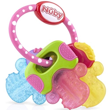 Nuby Ice Gel Teether Keys for Soothing Teething Relief