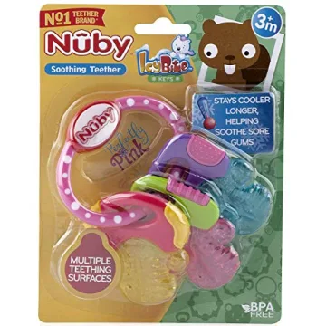 Nuby Ice Gel Teether Keys for Soothing Teething Relief