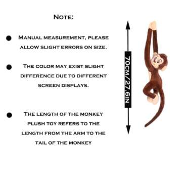 CHELEI2019 27.6" Monkey Plush Stuffed Animal for All Ages