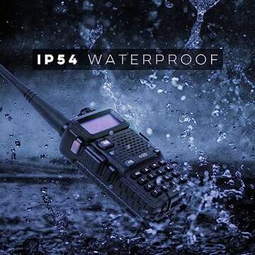 BTECH UV-5X3 Tri-Band Radio: High-Power Amateur Handheld with USB-C Charging - VHF, 1.25M, UHF - Customizable Features - Comprehensive Accessory Bundle Included