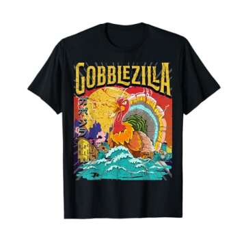 Turkey Day Thanksgiving Gobblezilla T-Shirt