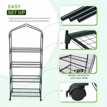 EAGLE PEAK Mini Greenhouse for Easy Indoor Planting