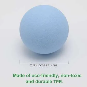 Hard Lacrosse Ball Massage Ball Therapy. Firm Trigger Point Massager Tool for Deep Tissue Yoga Physi...