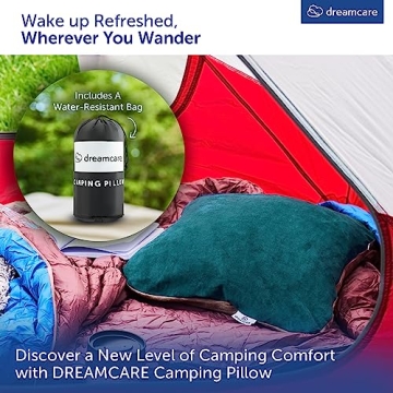 DREAMCARE Camping Pillow for Travel and Camping Comfort